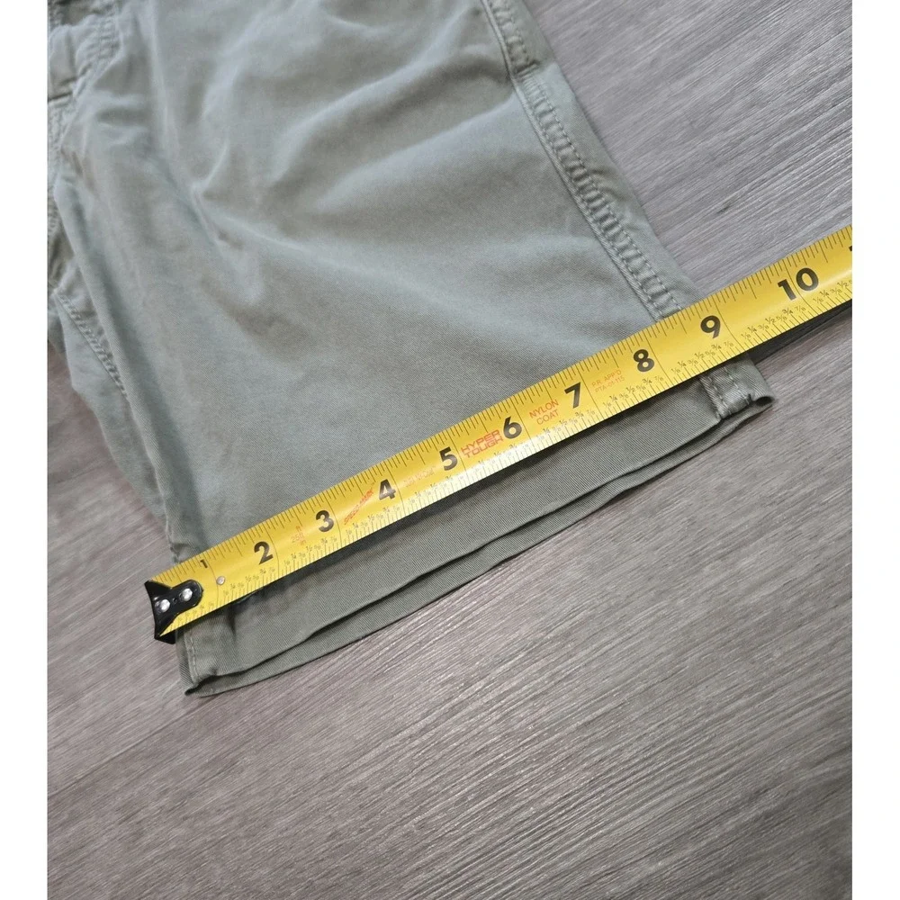 American Eagle Chino Shorts Mens 28 Green Extreme Flex Casual Preppy Y2K